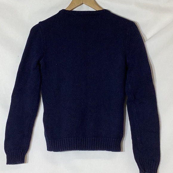 Boy’s RALPH LAUREN SPORT The Iconic Flag Sweater Navy Size M (10-12) - Picture 6 of 10